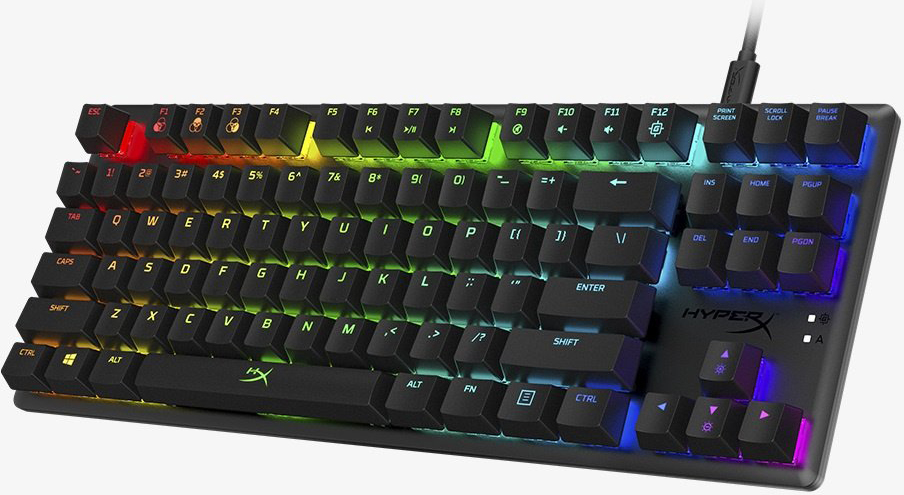 Игровая клавиатура HyperX Alloy Origins Core Blue switches USB RGB (HX-KB7BLX-RU) купить в интернет-магазине icover