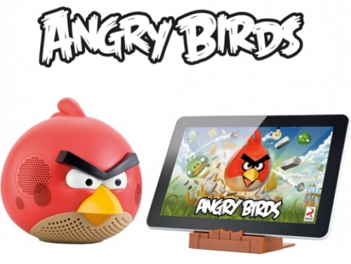 Gear4 Angry Birds (PG542G) - акустическая мини-система для iPhone/iPod/iPad (Red) купить в интернет-магазине icover