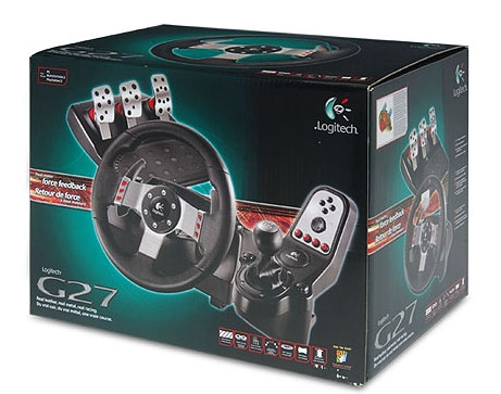 Logitech G27 Racing Wheel (941-000092) - проводной руль с педалями купить в интернет-магазине icover