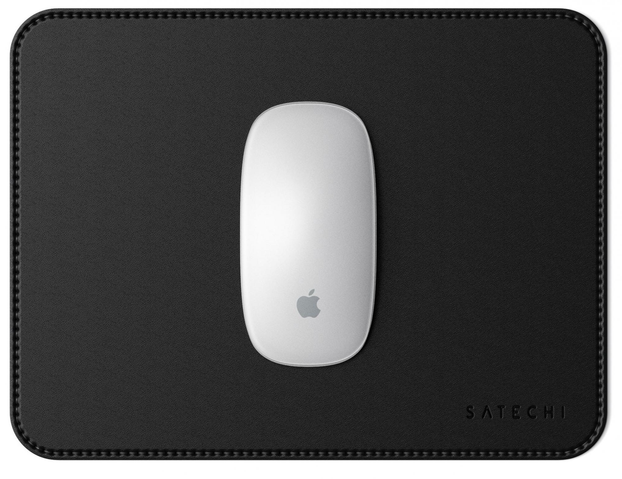 Коврик для мыши Satechi Eco-Leather Mouse Pad ST-ELMPK (Black) купить в интернет-магазине icover