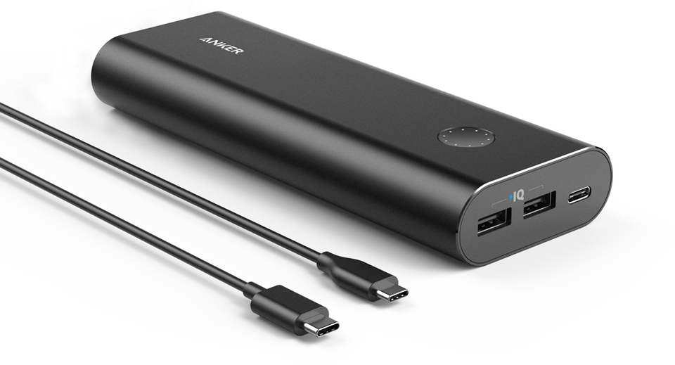 Внешний аккумулятор Anker PowerCore+ 20100 mAh A1371Z11 (Black) купить в интернет-магазине icover