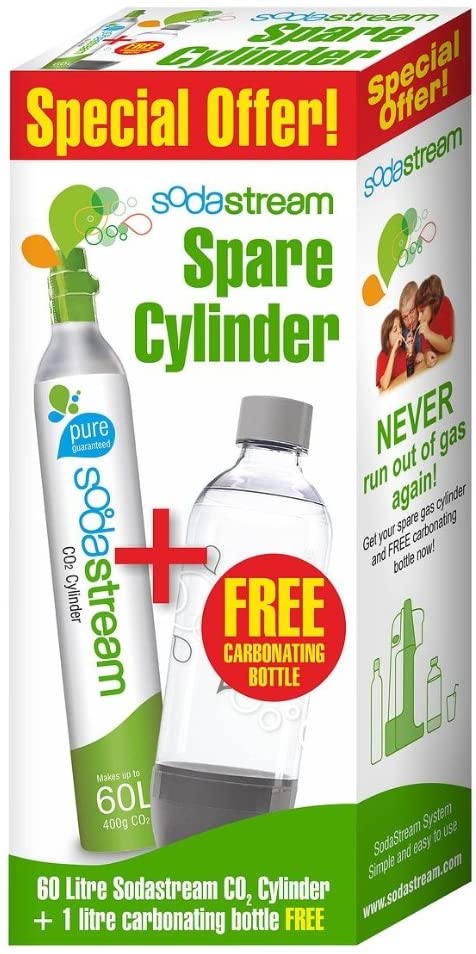 

Баллон углекислого газа+бутылка для газирования Sodastream 8718309250133 (Clear)