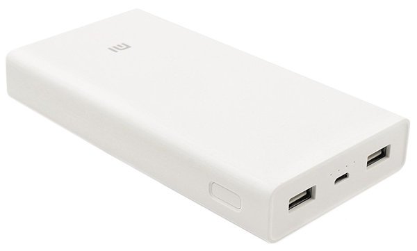 Внешний аккумулятор Xiaomi Mi Power Bank 2С PLM06ZM (White) купить в интернет-магазине icover