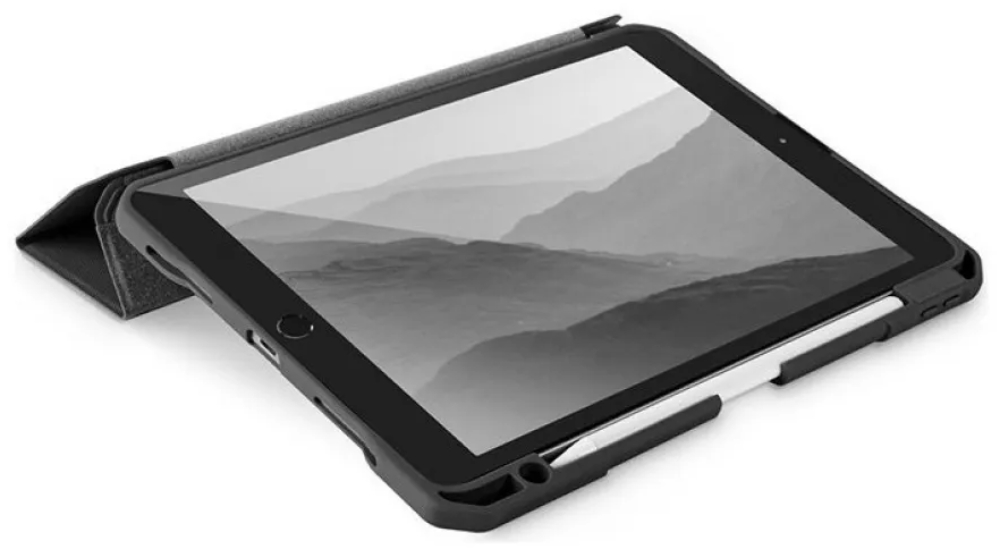 Чехол-книжка Uniq Trexa Anti-microbial для iPad 10.2" 2019/2020 (Black) купить в интернет-магазине icover
