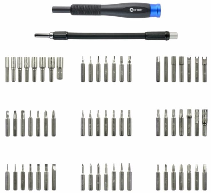 Набор отверток для ремонта техники iFixit Mako 64 Bit Driver Kit купить в интернет-магазине icover