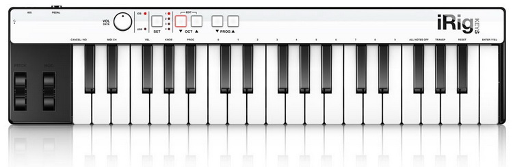 USB-контроллер IK Multimedia iRig Keys - MIDI купить в интернет-магазине icover