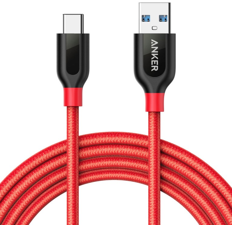 

Кабель Anker Powerline+ USB-C/USB 3.0 1.8 м A8169091 (Red)