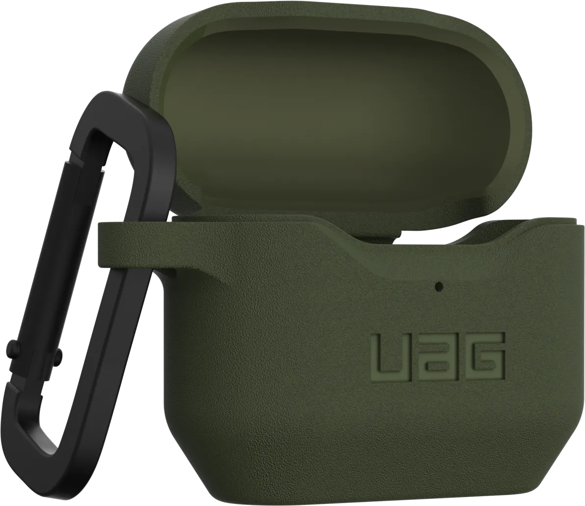 Чехол с карабином UAG Standard Issue Silicone_001 Case для AirPods 3 (Olive) купить в интернет-магазине icover