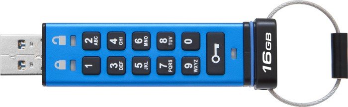 Флеш-накопитель Kingston DataTraveler 2000 16Gb DT2000/16GB (Blue) купить в интернет-магазине icover