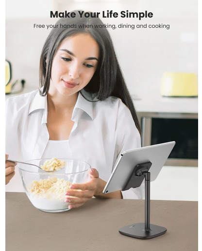 Подставка-держатель для телефона Ugreen LP280 (80194) Adjustable Desk Phone Holder (Black) купить в интернет-магазине icover