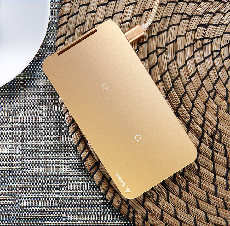 Беспроводное зарядное устройство Baseus (WXHSD-0V) для iPhone X (Gold) купить в интернет-магазине icover