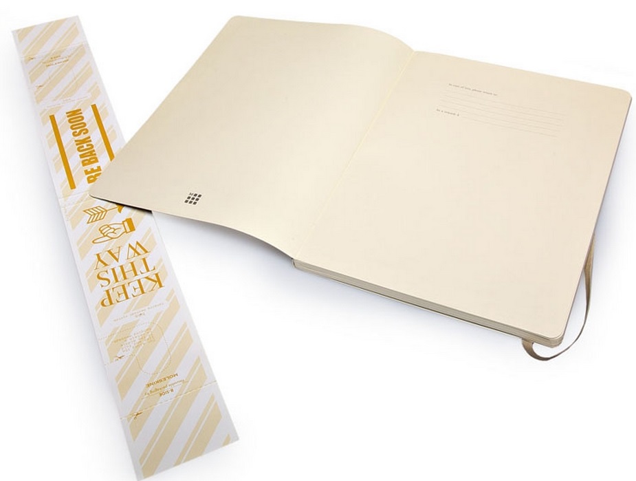 Moleskine Classic Soft XLarge (QP623G4) - нелинованный блокнот (Beige) купить в интернет-магазине icover