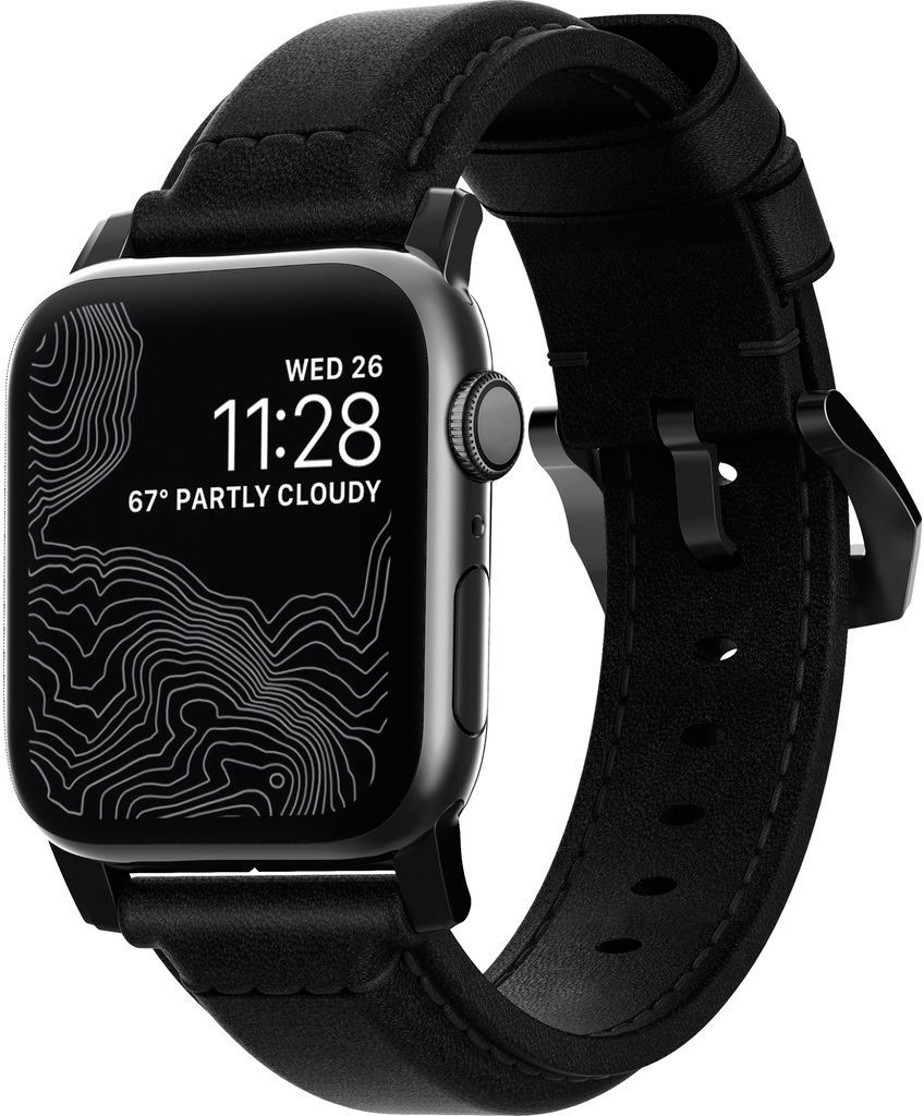 

Ремешок Nomad Traditional Strap (NM1A41BT00) для Apple Watch Series SE/6/2/3/4 42/44 mm (Black)