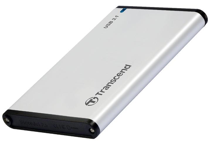 Внешний контейнер Transcend StoreJet 25S3 для SSD/HDD 2.5'' (Silver) купить в интернет-магазине icover