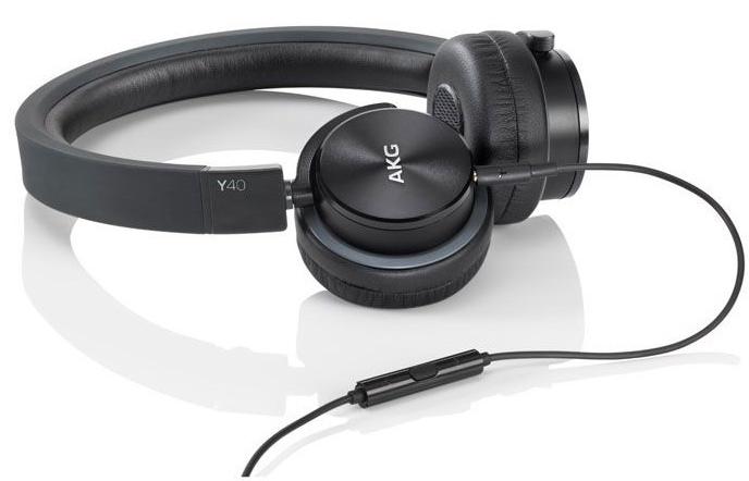 AKG Y40 BLK - накладные наушники (Black) купить в интернет-магазине icover