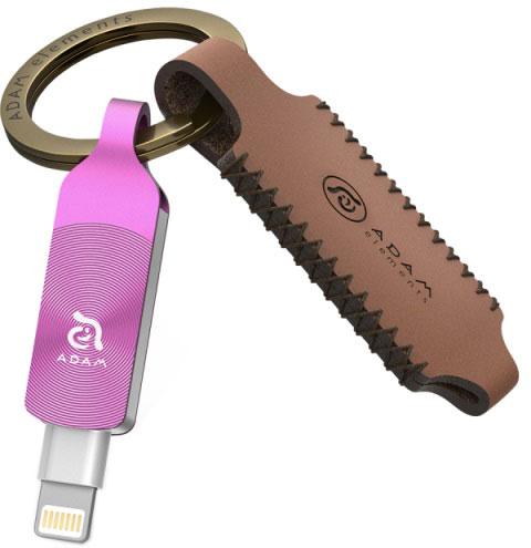Флеш-накопитель ADAM elements iKlips Duo+ 64GB Lightning (Pink) купить в интернет-магазине icover