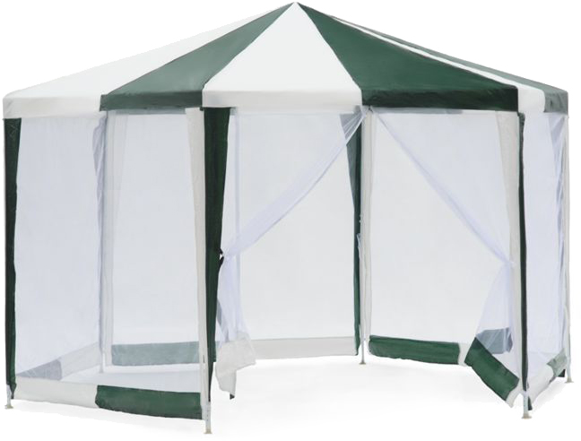 

Green Glade 1001 - тент садовый (Green/White)