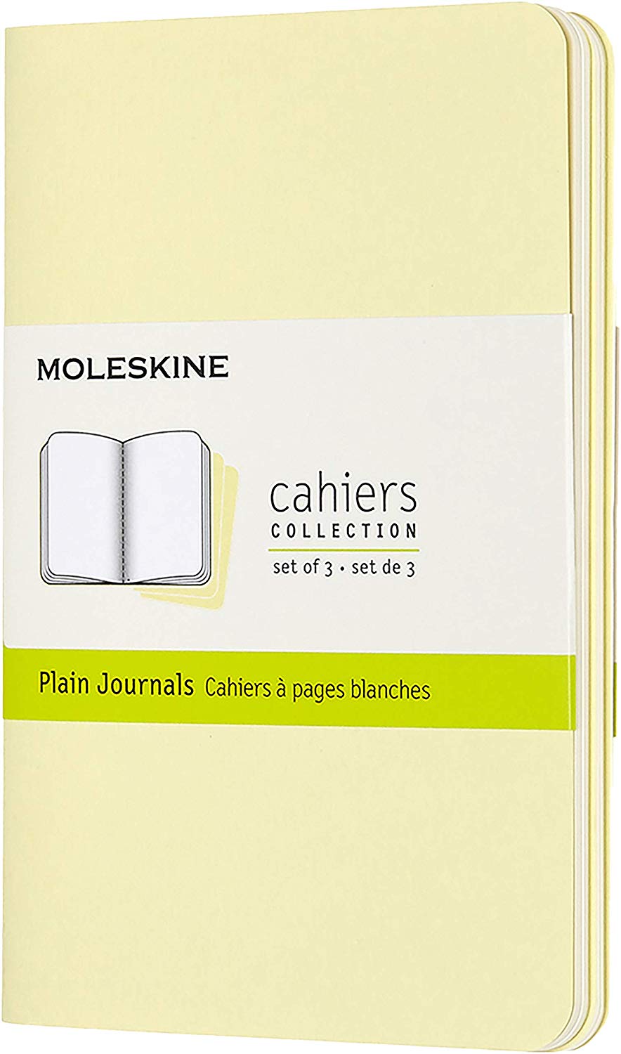 

Набор Moleskine Cahier Journal Pocket (CH013M23) 3 нелинованных блокнота (Tender Yellow)