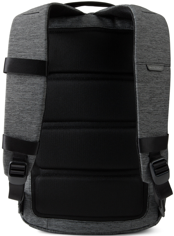 Рюкзак Incase City Collection Compact Backpack (CL55569) для MacBook Pro 17" (Heather Black/Gunmetal Grey) купить в интернет-магазине icover