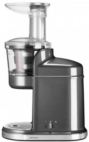 Настольная шнековая соковыжималка KitchenAid Artisan 5KVJ0111EMS (Medallion Silver) купить в интернет-магазине icover