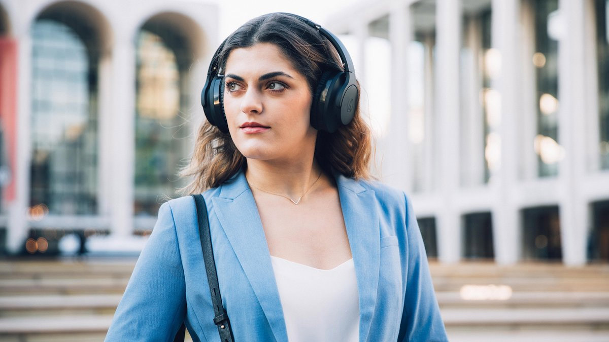 Bluetooth-наушники с микрофоном Audio-Technica ATH-ANC700BT (Black) купить в интернет-магазине icover