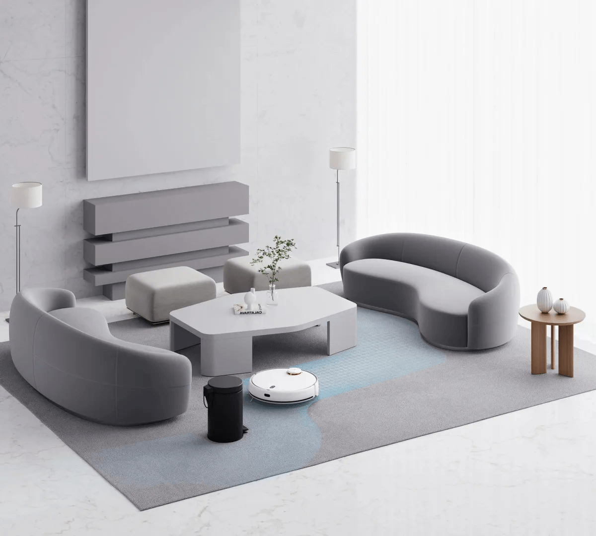 Робот-пылесос Xiaomi Mi Robot Vacuum-Mop 2 Pro EU BHR5044EU (White) купить в интернет-магазине icover
