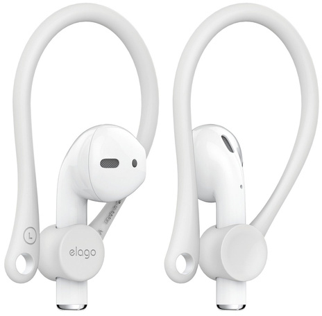 Держатель Elago Earhook (EAP-HOOKS) для наушников Apple AirPods (White) купить в интернет-магазине icover
