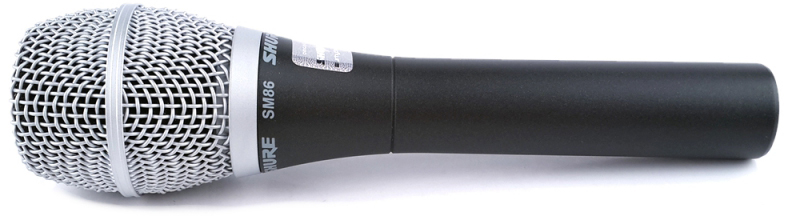 Кардиоидный конденсаторный вокальный микрофон Shure SM86 (Black) купить в интернет-магазине icover
