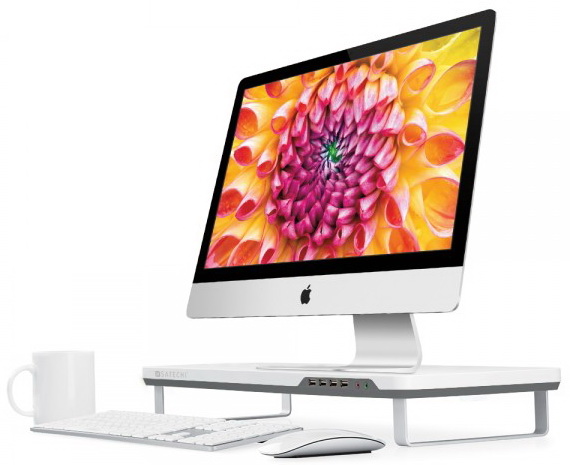 Подставка Satechi F3 Smart Monitor Stand B00LLL78RA для ноутбука или монитора (White) купить в интернет-магазине icover
