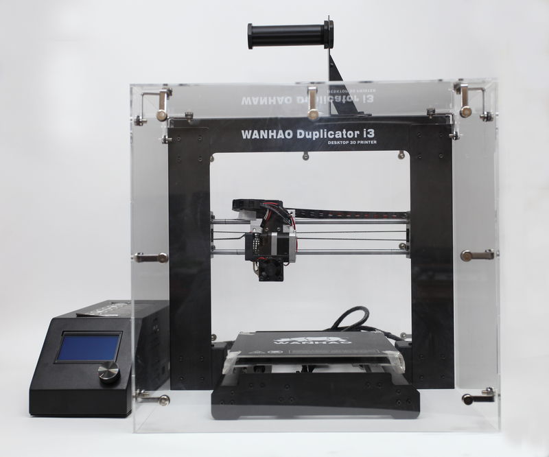 Wanhao Duplicator i3 v2.1 (Bi3/V2.1S) - 3D-принтер со стеклом в корпусе (Black) купить в интернет-магазине icover