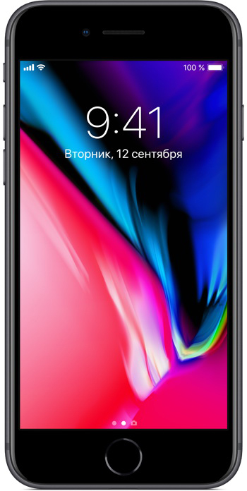 Смартфон Apple iPhone 8 64Gb (Space Gray) купить в интернет-магазине icover