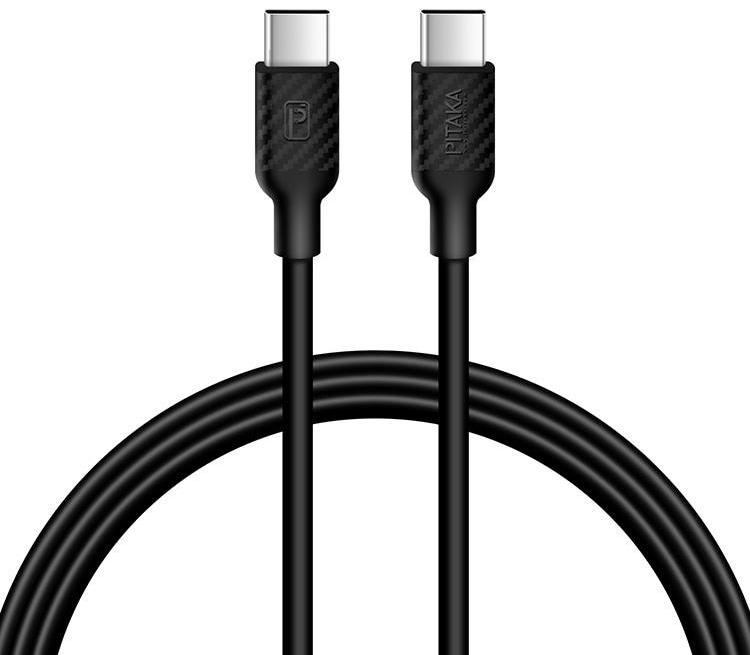 Кабель Pitaka USB-C/USB-C 1m (Black) купить в интернет-магазине icover