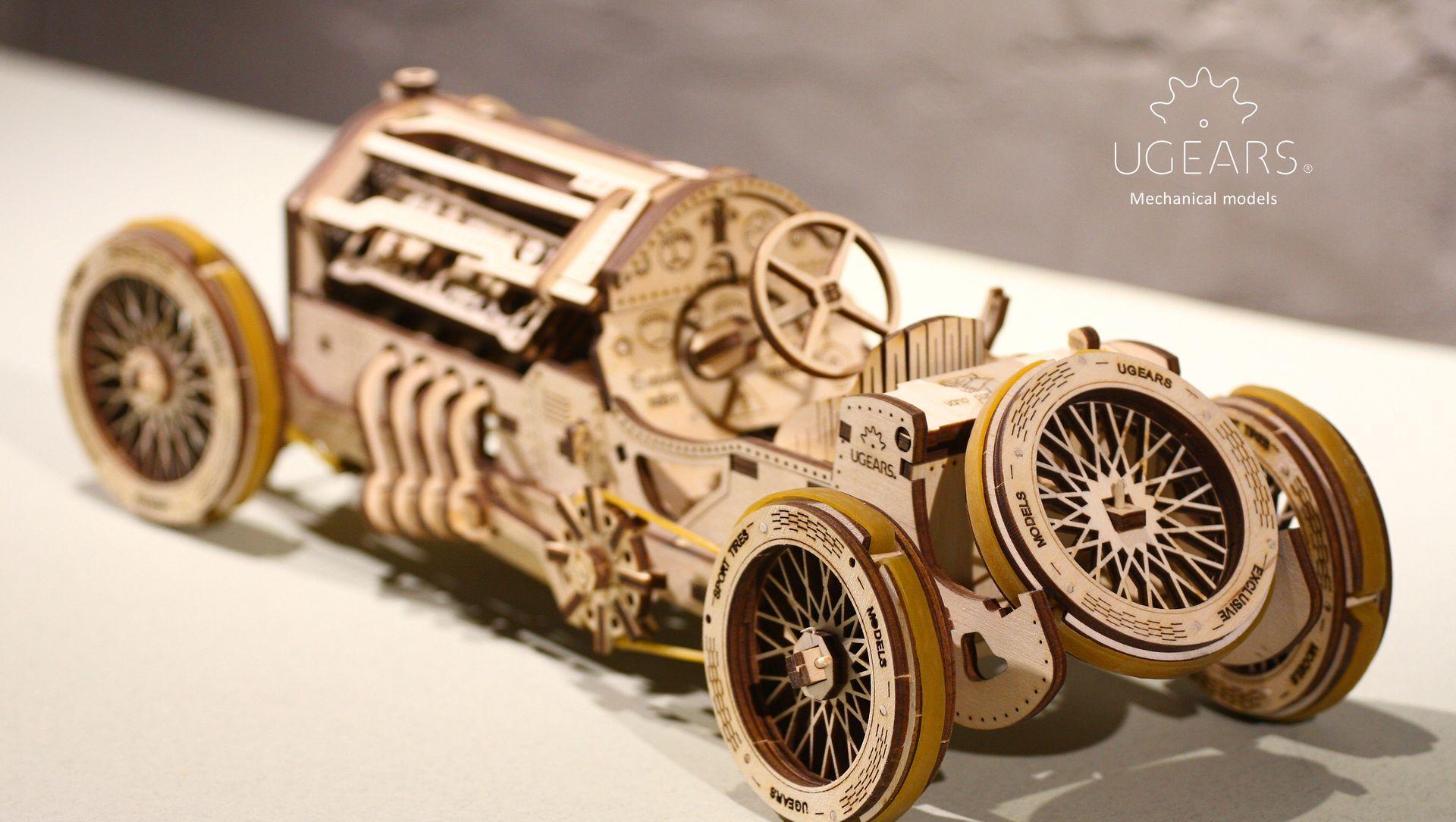 Сборная модель UGEARS Спорткар U-9 Гран-при (70044) купить в интернет-магазине icover