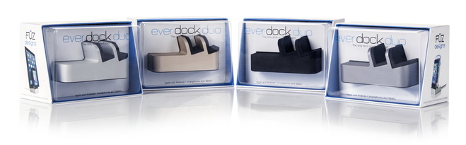 FUZ EverDock Duo - док-станция для гаджетов на iOS и Android (Gold) купить в интернет-магазине icover