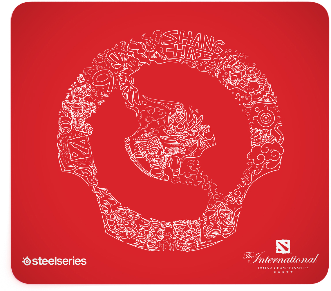 

Коврик для мыши Steelseries QcK Large Dota 2 Edition (Red)