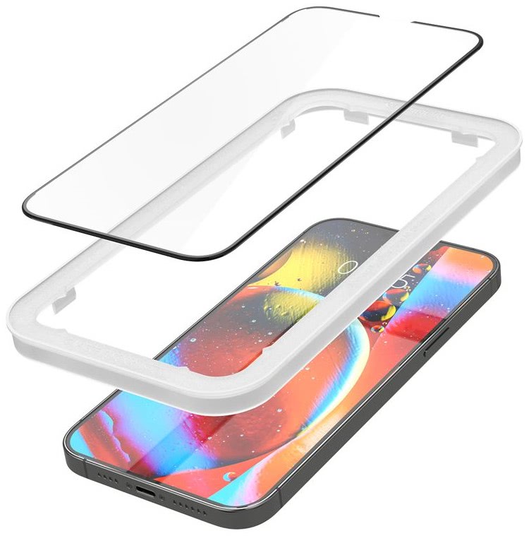 Защитное стекло Spigen Glas.tR Align Master 2 Pack (AGL03387) для iPhone 14/13/13 Pro (Black) купить в интернет-магазине icover