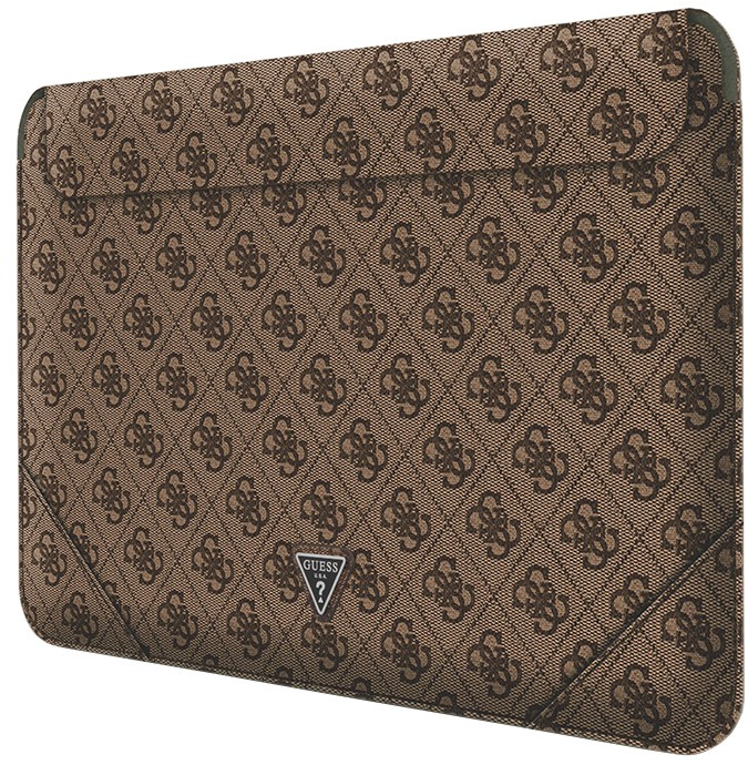 Чехол Guess 4G Sleeve with Triangle metal logo (GUCS14P4TW) для ноутбуков 14" (Brown) купить в интернет-магазине icover