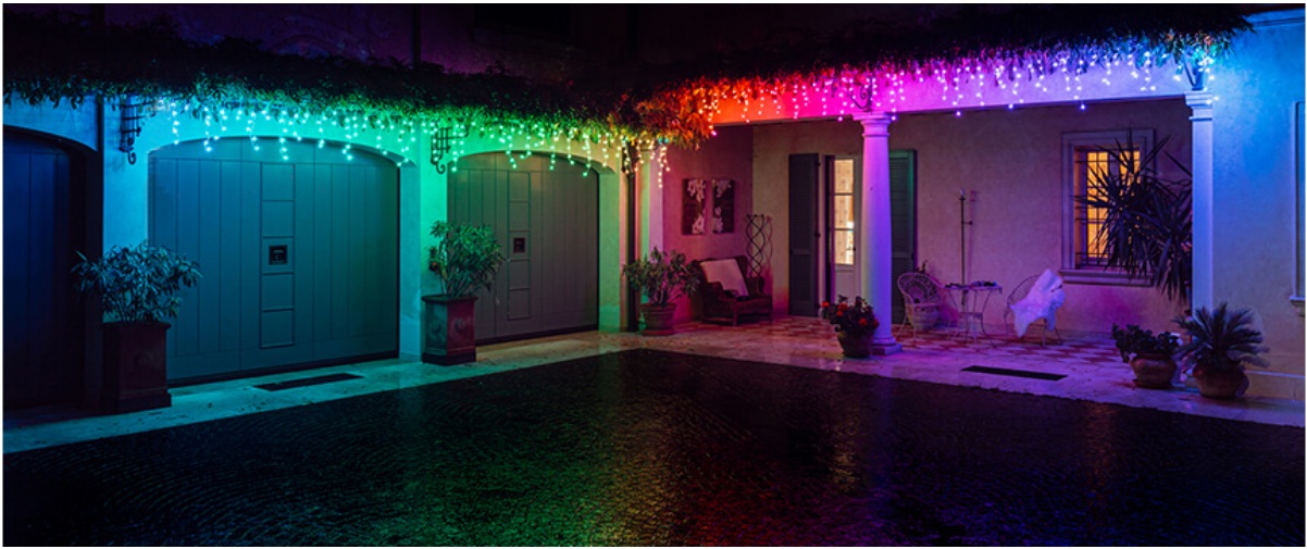 Smart-гирлянда Twinkly Icicle RGB 190 (TWI190STP-TEU) купить в интернет-магазине icover