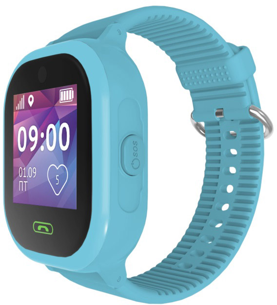 Умные детские часы Кнопка жизни Aimoto Ocean (Cyan) купить в интернет-магазине icover