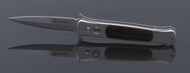 Ganzo G707 - нож выкидной (Brown) купить в интернет-магазине icover