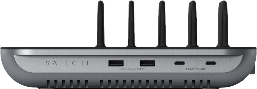 Зарядная станция Satechi Dock5 ST-WCS5PM-EU (Space Grey) купить в интернет-магазине icover