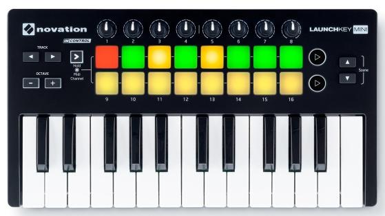 MIDI-клавиатура Novation Launchkey Mini mk2 A059773 (Black) купить в интернет-магазине icover