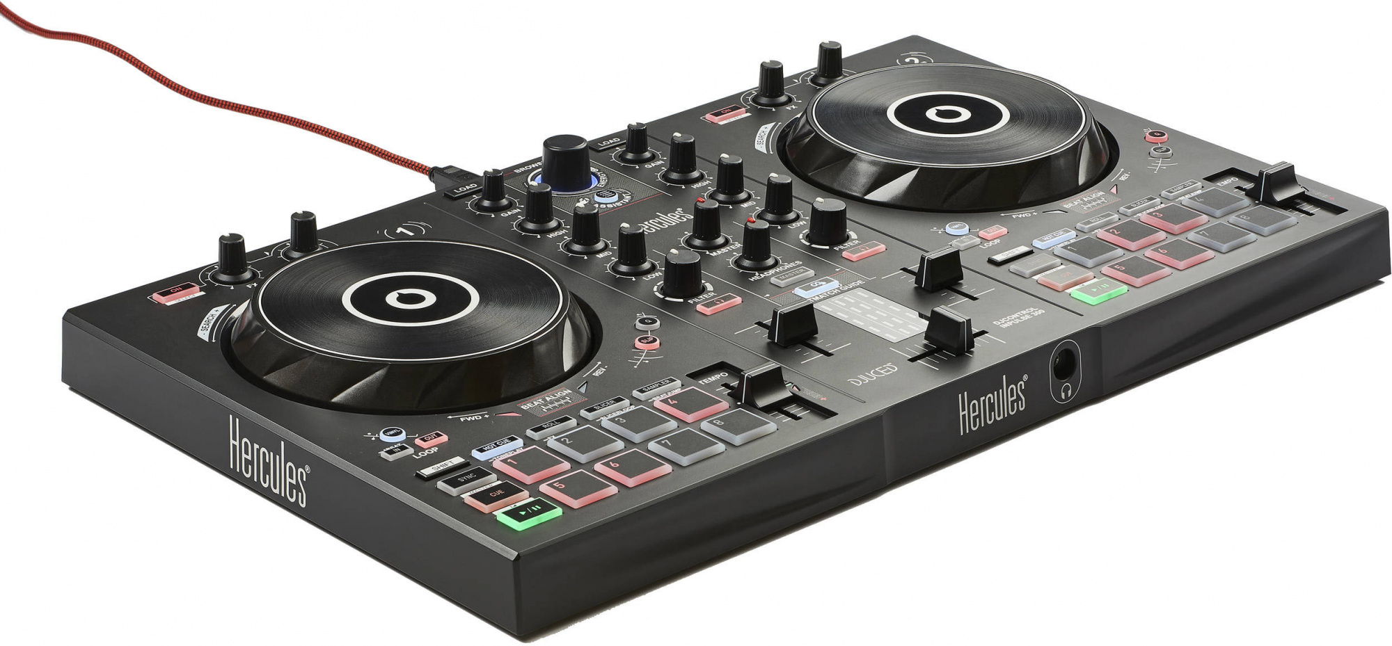 Контроллер для диджея. DJ-контроллер Hercules INPULSE 200. Hercules DJ Control Impulse 300. Диджейский пульт Hercules. Диджей пульт Hercules DJ Control.