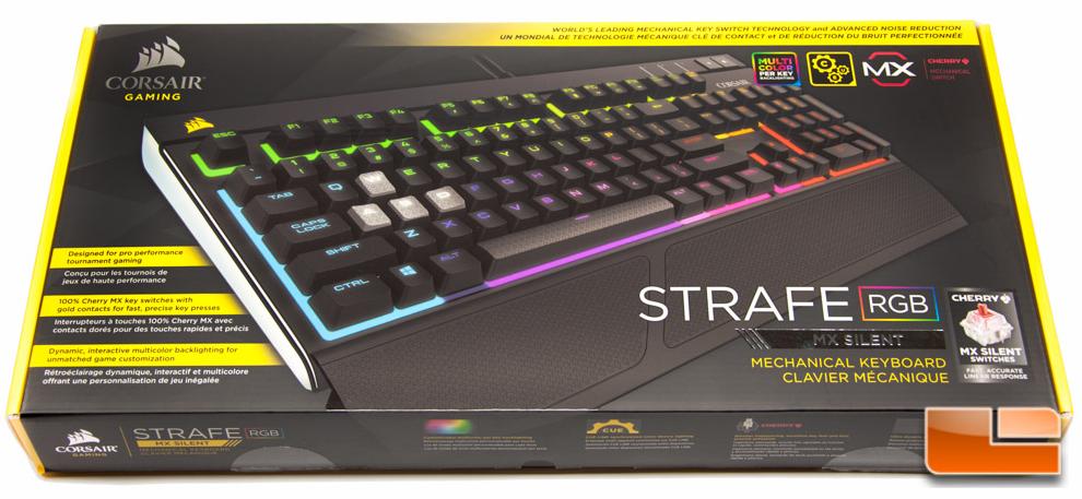Клавиатура Corsair STRAFE RGB Cherry MX Brown USB (Black) купить в интернет-магазине icover