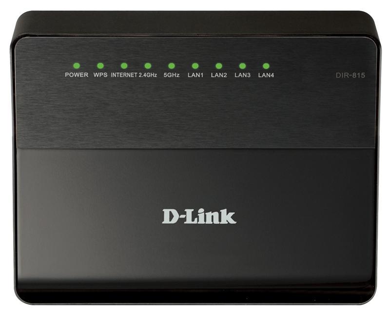 D-Link DIR-815/A/C1A - беспроводной маршрутизатор (Black) купить в интернет-магазине icover