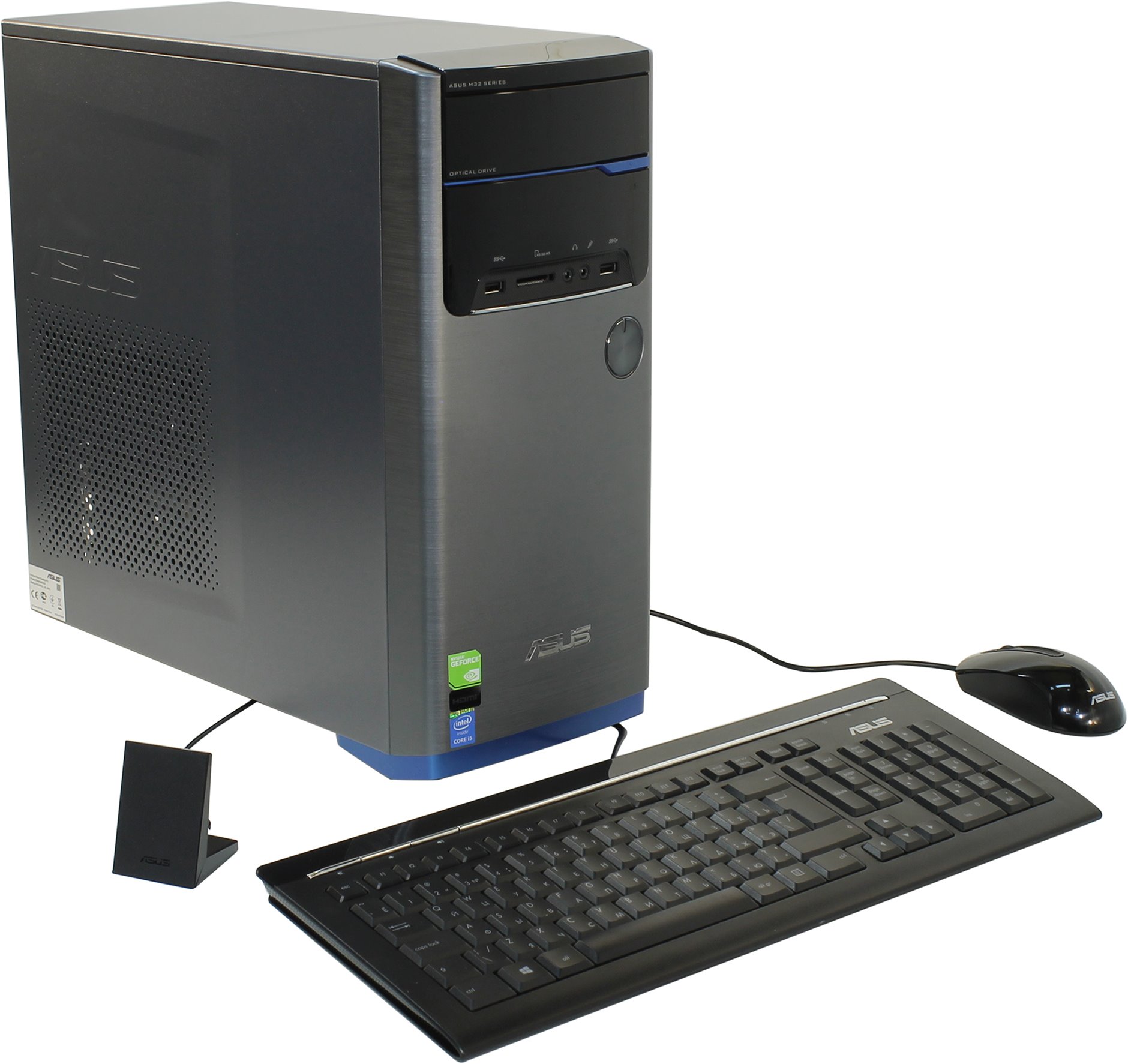 Системный блок Asus M32AD-RU012S Intel Core i5 4460 3.2GHz, 8GB, 1TB HDD (90PD00U5-M04020) купить в интернет-магазине icover