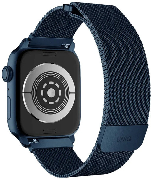 Ремешок Uniq Dante (45MM-DANCBLU) для Apple Watch 42 / 44 / 45 mm (Cobalt Blue) купить в интернет-магазине icover