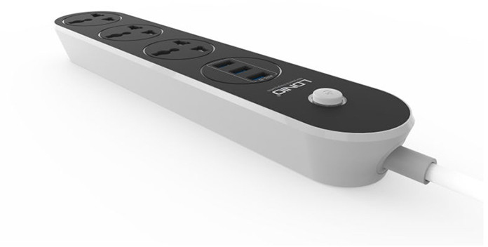 Сетевой удлинитель LDNIO 3U 1.6 м SC3301 (Black) купить в интернет-магазине icover
