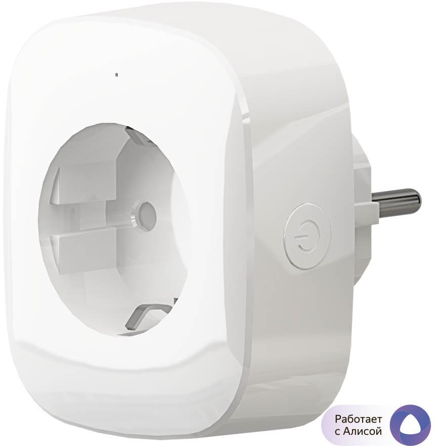 

Умная розетка HIPER IoT P03 работает с Алисой (White)