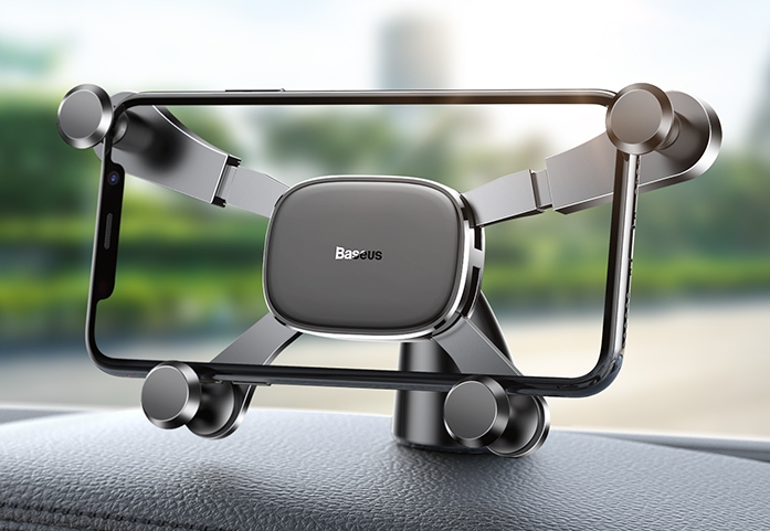 Автомобильный держатель Baseus Horizontal Screen Gravity Holder SUYL-HP01 (Black) купить в интернет-магазине icover